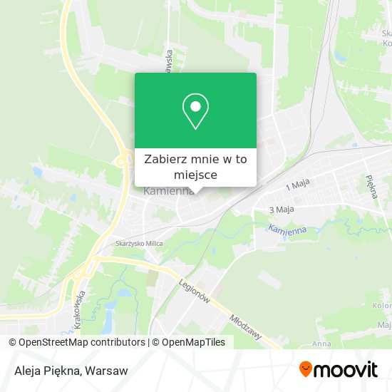 Mapa Aleja Piękna