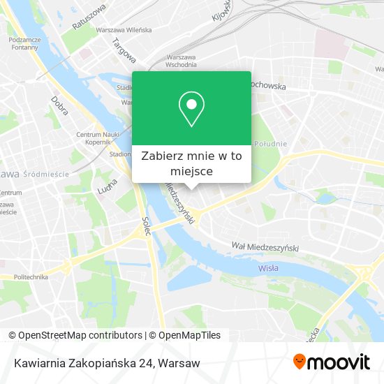 Mapa Kawiarnia Zakopiańska 24