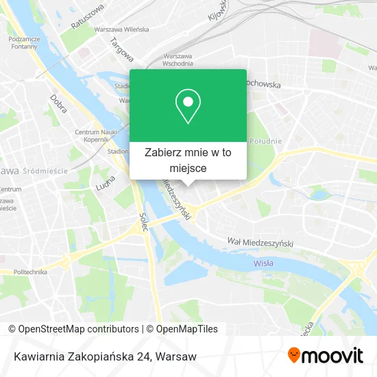 Mapa Kawiarnia Zakopiańska 24