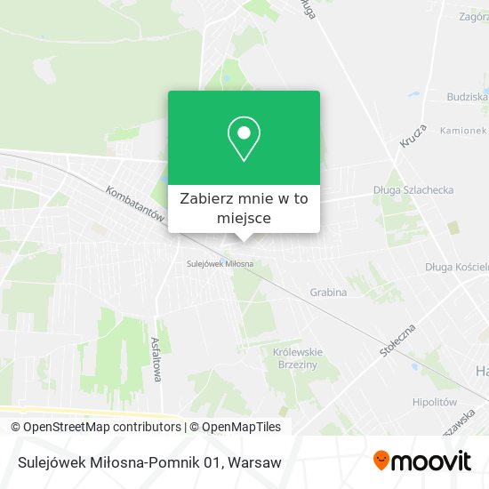 Mapa Sulejówek Miłosna-Pomnik 01