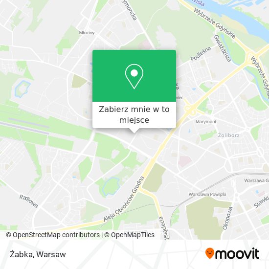 Mapa Żabka