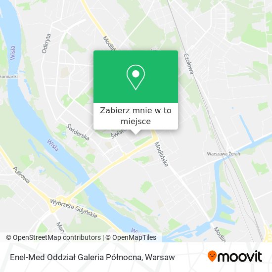 Mapa Enel-Med Oddział Galeria Północna