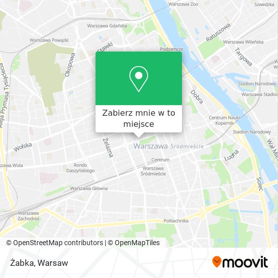 Mapa Żabka