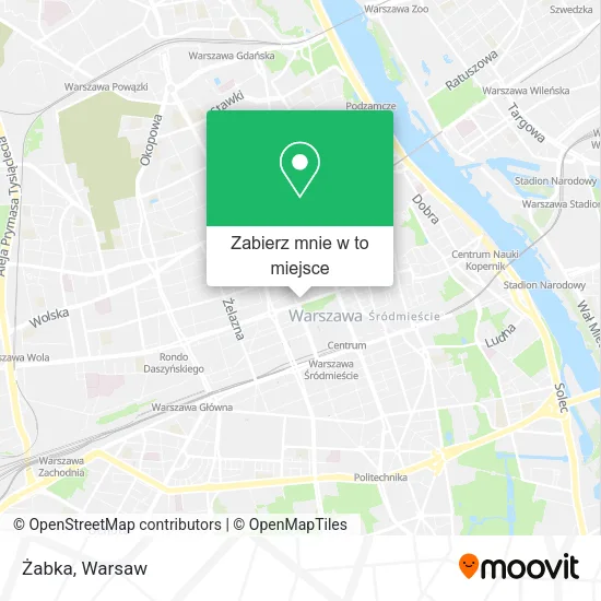 Mapa Żabka