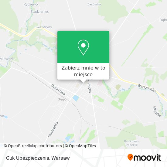 Mapa Cuk Ubezpieczenia