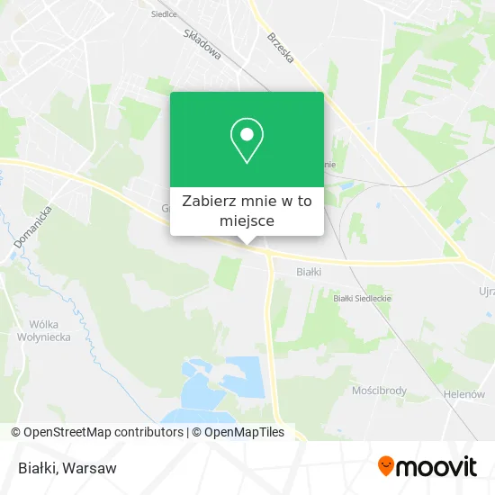 Mapa Białki