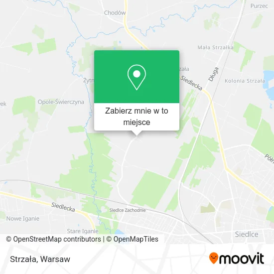 Mapa Strzała