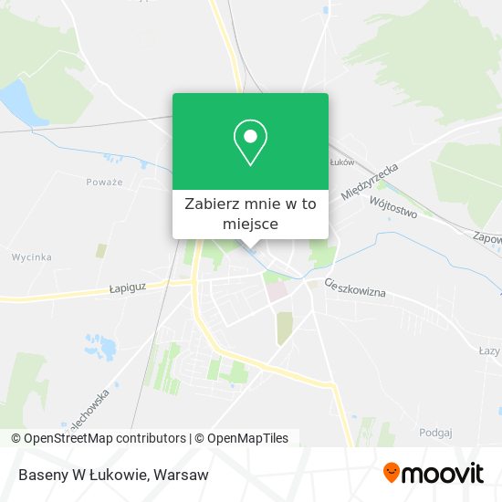 Mapa Baseny W Łukowie