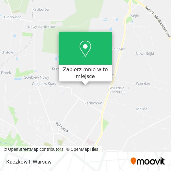 Mapa Kuczków I