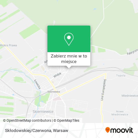 Mapa Skłodowskiej/Czerwona