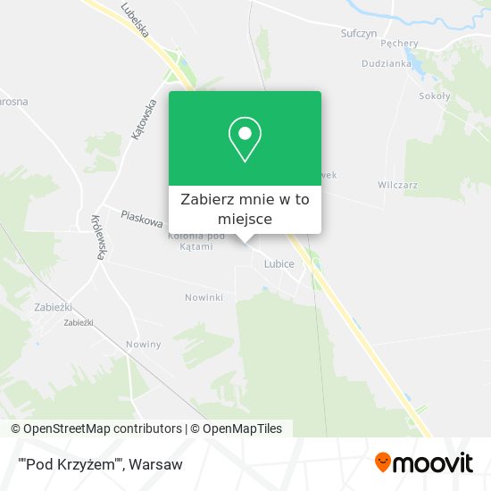 Mapa ""Pod Krzyżem""