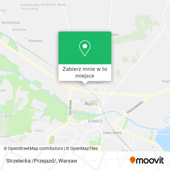 Mapa Strzelecka /Przejazd/