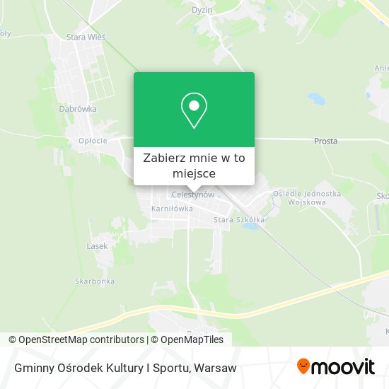 Mapa Gminny Ośrodek Kultury I Sportu