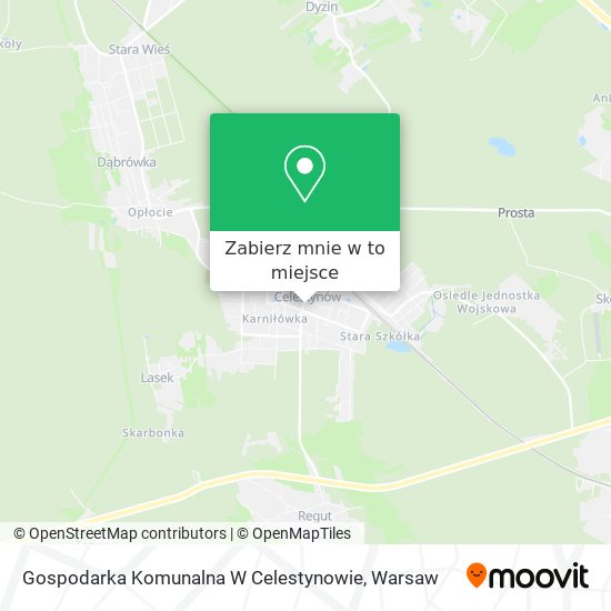 Mapa Gospodarka Komunalna W Celestynowie