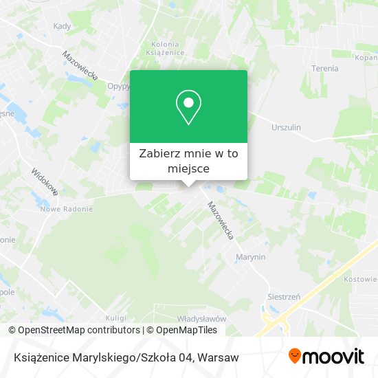 Mapa Książenice Marylskiego / Szkoła 04