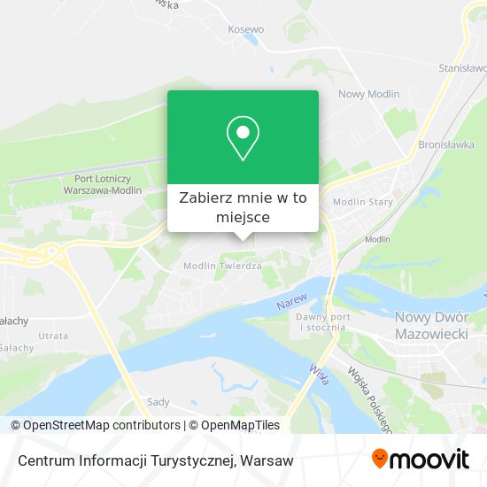 Mapa Centrum Informacji Turystycznej