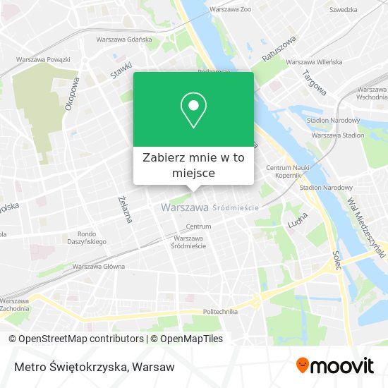 Mapa Metro Świętokrzyska