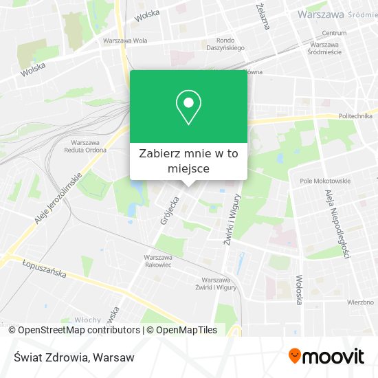 Mapa Świat Zdrowia