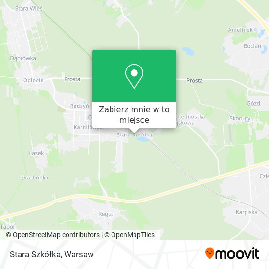 Mapa Stara Szkółka