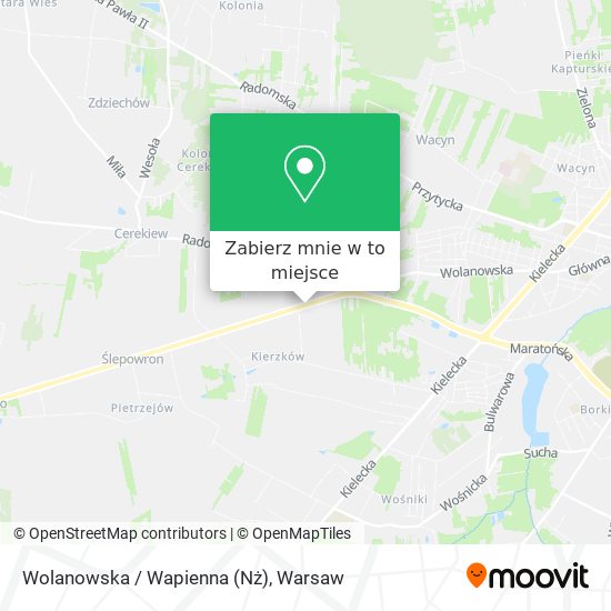 Mapa Wolanowska / Wapienna (Nż)