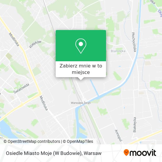 Mapa Osiedle Miasto Moje (W Budowie)