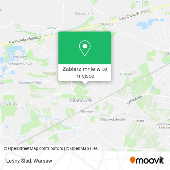 Mapa Leśny Ślad