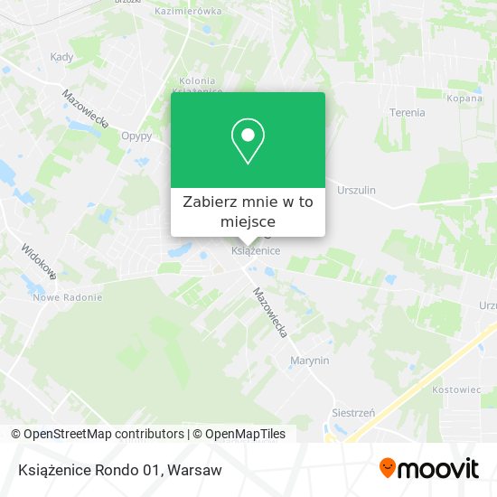 Mapa Książenice Rondo 01