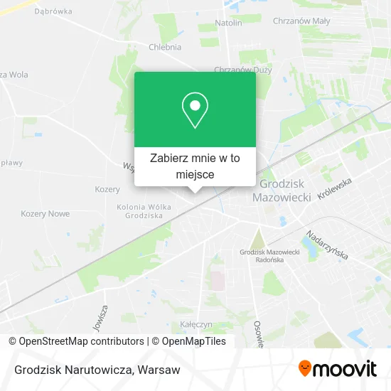Mapa Grodzisk Narutowicza