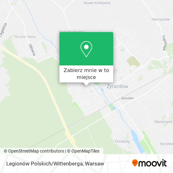 Mapa Legionów Polskich/Wittenberga