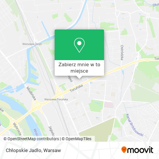 Mapa Chłopskie Jadło