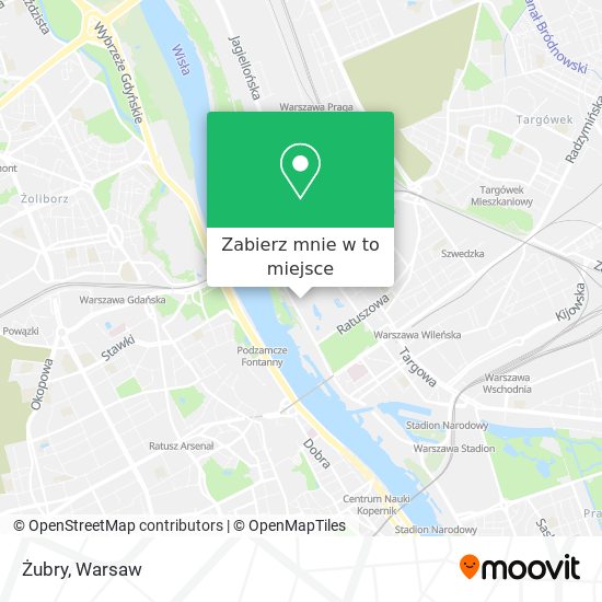 Mapa Żubry