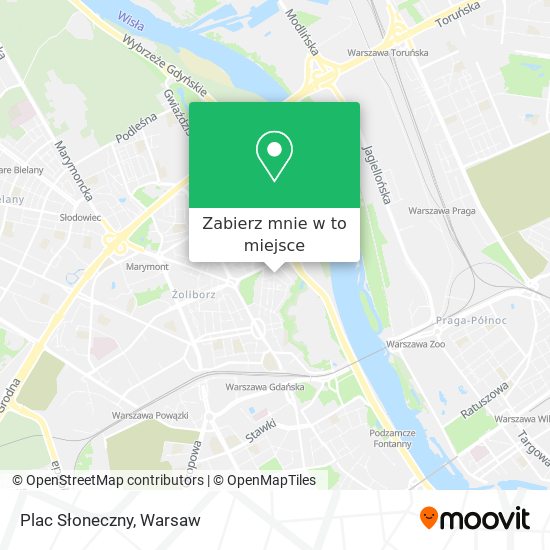 Mapa Plac Słoneczny