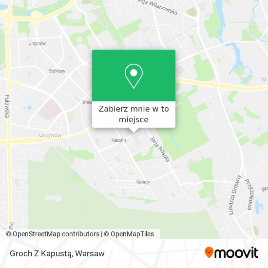 Mapa Groch Z Kapustą