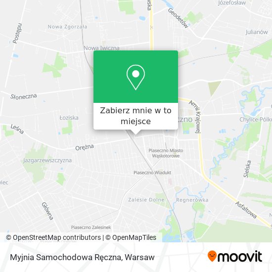 Mapa Myjnia Samochodowa Ręczna