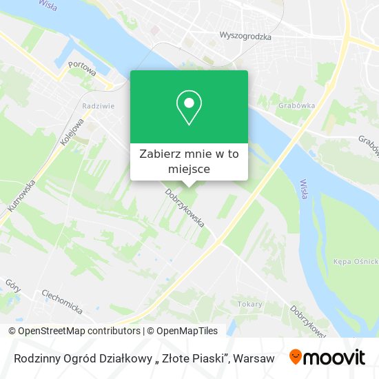 Mapa Rodzinny Ogród Działkowy „ Złote Piaski”