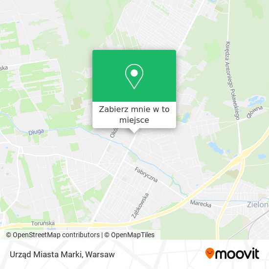 Mapa Urząd Miasta Marki