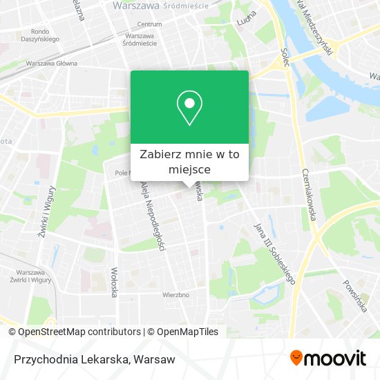 Mapa Przychodnia Lekarska