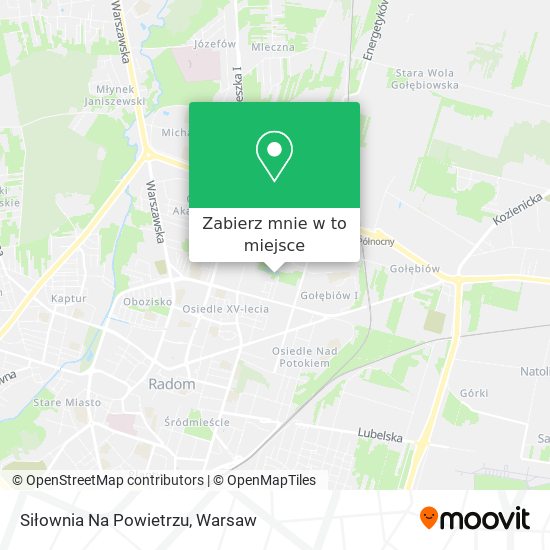 Mapa Siłownia Na Powietrzu