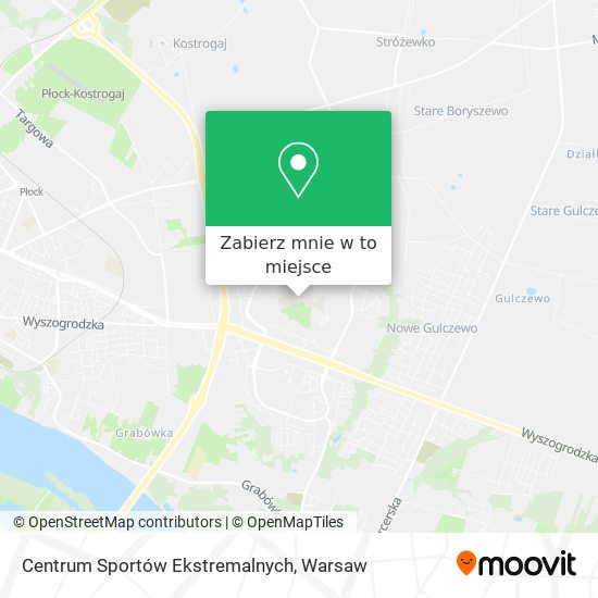 Mapa Centrum Sportów Ekstremalnych