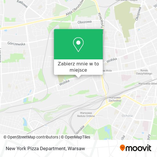 Mapa New York Pizza Department