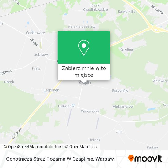 Mapa Ochotnicza Straż Pożarna W Czaplinie