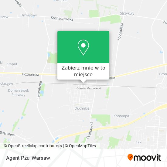 Mapa Agent Pzu