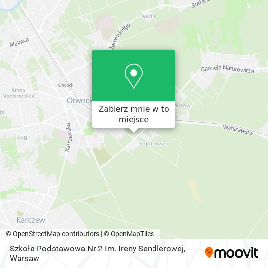 Mapa Szkoła Podstawowa Nr 2 Im. Ireny Sendlerowej