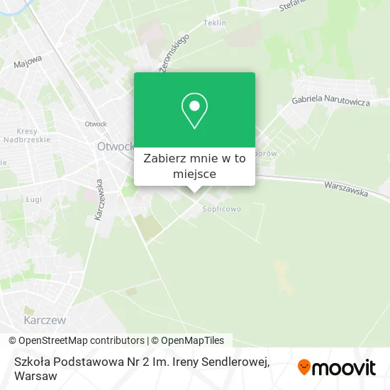 Mapa Szkoła Podstawowa Nr 2 Im. Ireny Sendlerowej