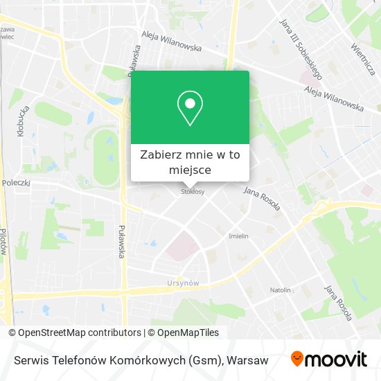 Mapa Serwis Telefonów Komórkowych (Gsm)