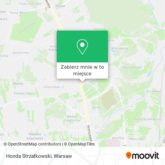 Mapa Honda Strzałkowski