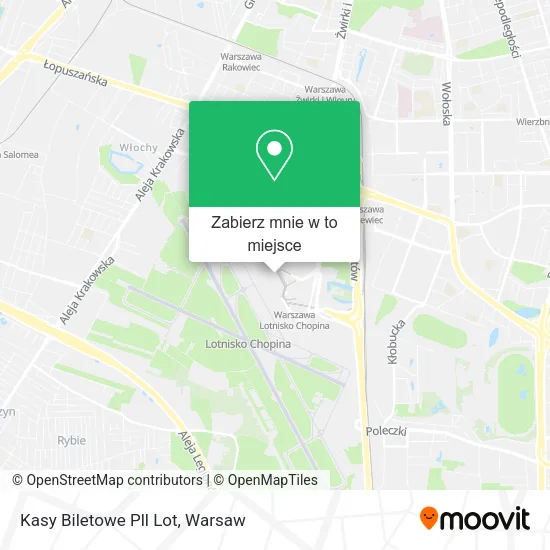 Mapa Kasy Biletowe Pll Lot