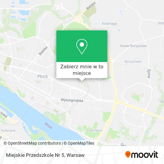 Mapa Miejskie Przedszkole Nr 5