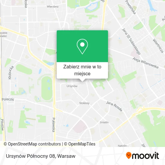 Mapa Ursynów Północny 08