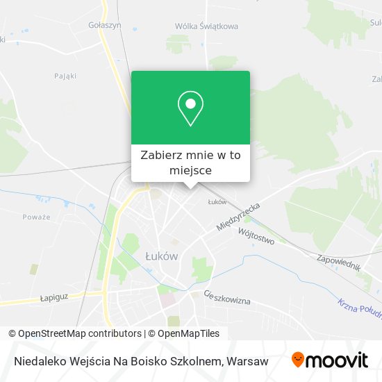 Mapa Niedaleko Wejścia Na Boisko Szkolnem